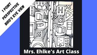 1 Point PERSPECTIVE - Bird's Eye View
