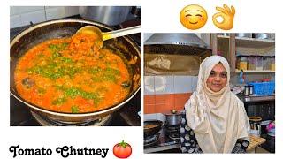 Tomato ki chutney  | Bangalore Style | Easy and tasty  | Naziya's Recipe And Vlogs ️