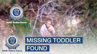 POLAIR describe the moment missing toddler found - NSW Police Force