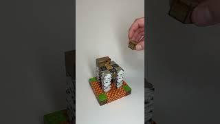 Пасека в березовом лесу. Магнитный конструктор майнкрафт #minecraft#майнкрафт#конструктор