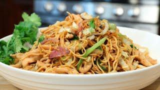 Delicious Chicken Chow Mein | Step by Step How To Make Stir Fried Noodles at Home