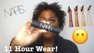 Foundation Wear Test: Nars Velvet Matte Stick Foundation (Macao)