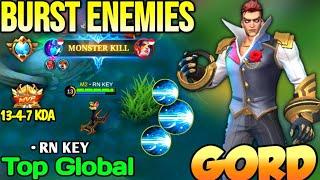 GORD BEST BUILD IN 2022 | TOP GLOBAL GORD • RN KEY - MOBILE LEGENDS