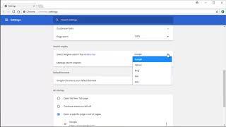 Chrome - change Default Search