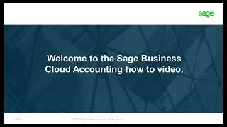 Sage Business Cloud Accounting (AME) - How to edit Supplier Accounts