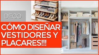 VESTIDORES y PLACARES de DISEÑO que están a la MODA | Armarios y Roperos a medida | CLOSET