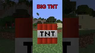 Minecraft TNT But it gets bigger #shorts