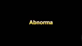 what is the definition of Abnorma (Medical Dictionary Online)