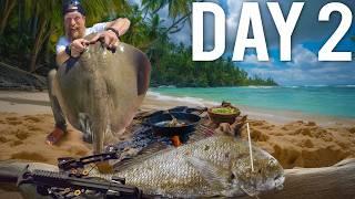Crossbow Fishing Giant Stingray and Black Drum - Gulf Coast Catch and Cook Day 2