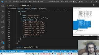 jsPDF Chart.js Tutorial to Export Colorful Bar Chart inside PDF Document in Browser Using Javascript