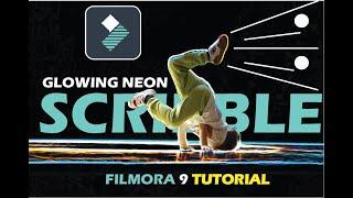 GLOWING NEON SCRIBBLE EFFECT IN FILMORA 9 | NEON EFEECT | FILMORA 9