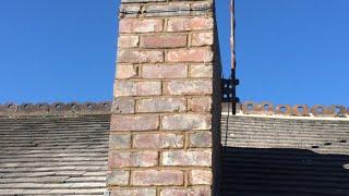 Pointing and repairing a chimney