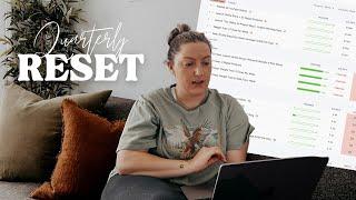 QUARTERLY RESET & Plan With Me | Personal & Business Goals, Planning for April & Monthly Favourites