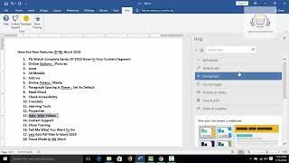 15  Help Section In Ms Word 2019