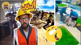 1Hour | Adam's Epic Day of Work Fails and Unstoppable Fun!  #part2 #adamrose #construction #workout