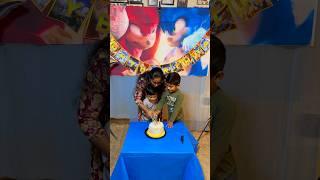 Today my little hero birthday celebration #minivlog #birthdayparty #shortsfeed #home #ytshorts