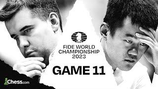 Nepomniachtchi vs. Ding | FIDE World Championship | Game 11 ft. Caruana, Sachdev & Hess