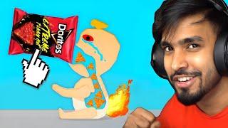 I TRIED TO FEED DANGEROUS FOODS TO BABY | TECHNO GAMERZ