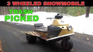 1ST Ride. Factory Made Vintage Snow Pony ATV/SLED