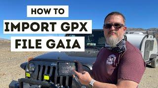 How To Import GPX files into Gaia GPS