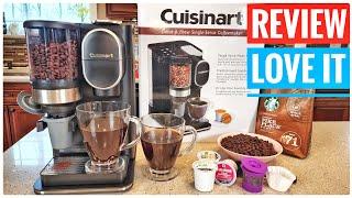 REVIEW Cuisinart DGB-2 Conical Burr Grind & Brew Single Serve Coffee Maker K-Cup Machine