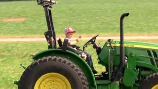 ‘Just A Jackson Thing:’ South Whitley TikTok star tests out new equipment on the farm