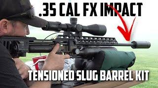 NEW FX Airguns Impact .35 cal Tensioned Slug Barrel Kit: Defending Airgunner Deer Camp!