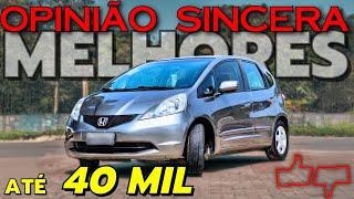 Qual CARRO comprar até R$ 40 mil em 2024? Melhores VEÍCULOS hatch, sedan e SUV. BOM, bonito e BARATO