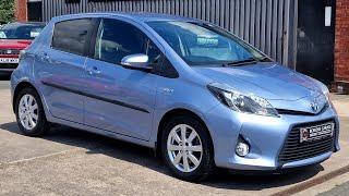 2013 (13) Toyota Yaris T4 Nav 1.5 Hybrid Auto 5Dr in Sintra Blue.33k Miles.9 Services.NIL Tax. £9750