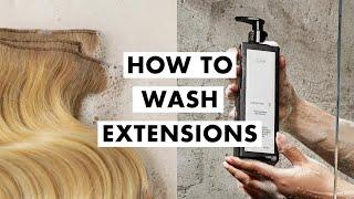 How to Wash Hair Extensions