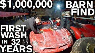 $1,000,000 Barn Find: First Wash in 32 Years! Bizzarrini P538