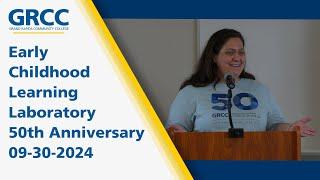 Early Childhood Learning Laboratory 50th Anniversary Event