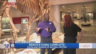 What a transformation! Kenny explores newly renovated Cleveland Museum of Natural History