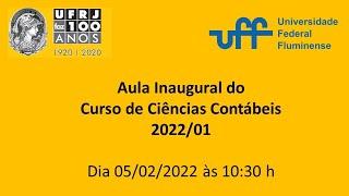 Aula Inaugural Ciências Contábeis UFF/UFRJ CEDERJ 2022/01