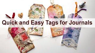 Quick and Easy Tags for Journals                                          #artjournal #junkjournal