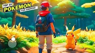 TOP 10 Best POKEMON Games FOR ANDROID 2024 