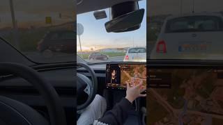 Driving my #TESLA inception #Autopilot #FSD #Roudabouts #Europe