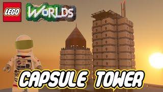 Lego Worlds | Capsule Tower by Moimus!