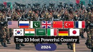 Top 10 Most Powerful Country in the world 2024. #defencespace #military #top10