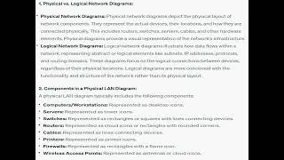 What is the difference between physical and logical network diagrams