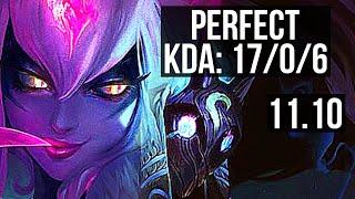 EVELYNN vs KINDRED (JUNGLE) | 17/0/6, 3.4M mastery, Legendary, 800+ games | EUW Diamond | v11.10