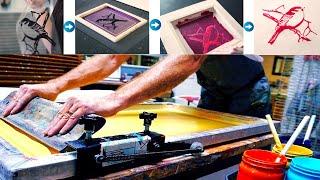 Screen Printing A to Z  ।। Step by Step Process of Screen Printing