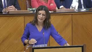 Así destroza MACARENA OLONA el 'hembrismo' en el Parlamento andaluz: "Voy a contarles un secreto..."