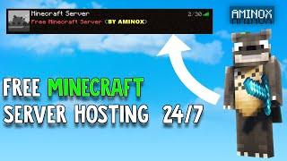 Free 24/7 Minecraft Server Hosting | No Lag | Unlimited Free | Free Minecraft Server | Aminox