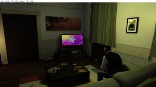 GTA 4 EFLC TBOGT Xenia Xbox 360 2009 HD Mario D Leon Luis Fernando Lopez Watching TV PRBG On CNT