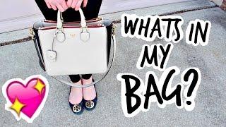 What's In My Bag?!  Tory Burch  2015 || Sarah Belle