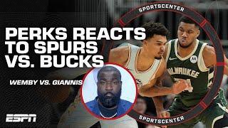 Giannis took his matchup with Wemby 'personal' - Kendrick Perkins reacts to Spurs vs. Bucks | SC