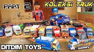 koleksi miniatur truk 0l3ng  @DitdimToys  | mainan truk dari kardus || ditdim collections truck