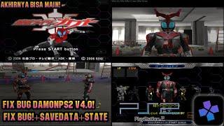 500MB | Kamen Rider Kabuto | PS2 | Android DamonPs2 V4.0 | gameplay & Save Data