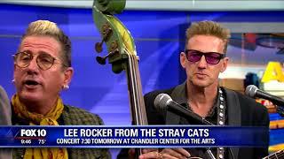 LEE ROCKER (of Stray Cats) - Rock This Town (Arizona Morning; Fox 10/KSAZ)